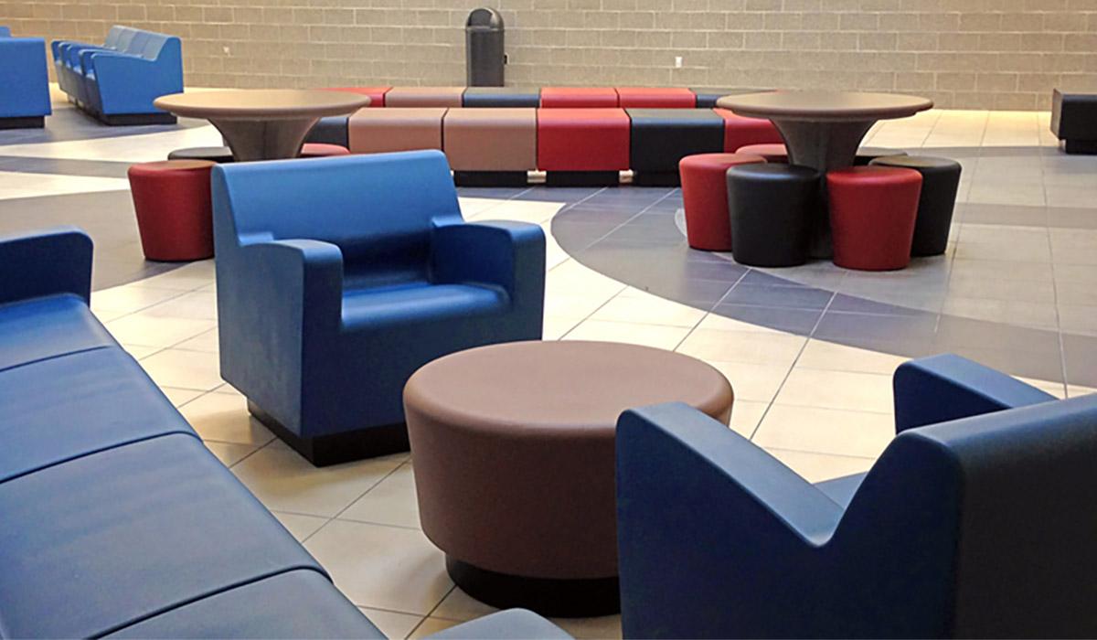 Hondo Nuevo Seating - Luther College Lobby Furniture in Colleges and Universities - SWS Group